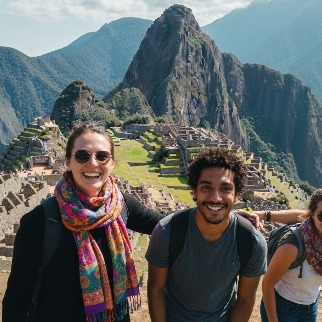 Grupo en Machu Picchu